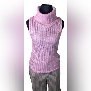 VINTAGE FOREVER 21 SLEEVELESS TURTLENECK SWEATER